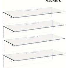 Temu Acrylic Floating Set 4pcs Wall Shelf