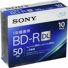 Optical Storage Sony bd-r dl 10pack 50gb 4x printable blu-ray disc bd r blank disc japan 50 GB