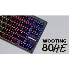 Wooting 80he Ansi Black Gaming Keyboard