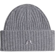 J.Lindeberg Jive Wool Beanie - Mid Grey Melange