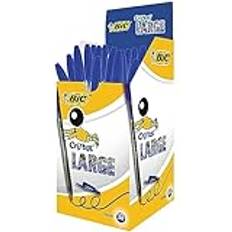 Blue Correction Tape & Fluid Bic Cristal Large Boligrafos de Punta Media 50 pcs