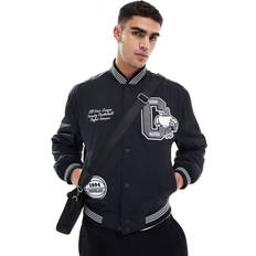 Black - Bomber Jackets Varsity Bomber Jacket - Black