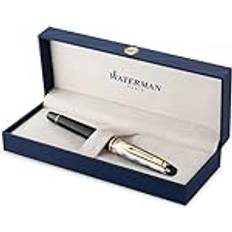Waterman Rollerballpenna Metall och Svart Lack