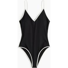 Swimsuits H&M Padded-Cup High-Leg Swimsuit - Black