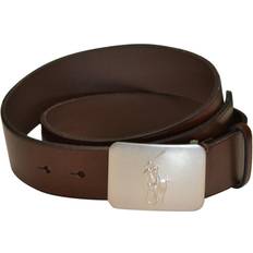 Accessories Lauren Ralph Lauren Big Pony Logo Plaque Belt - Brown