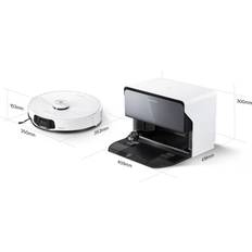Roborock Self-Emptying Robot Vacuum Cleaners Roborock S8 MaxV Ultra Weiß Saug Wisch Roboter