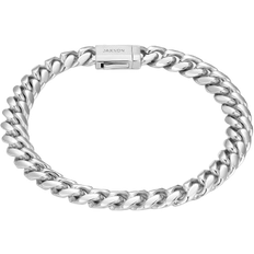 Cuban link bracelet Jaxxon Cuban Link Bracelet 8mm - Silver