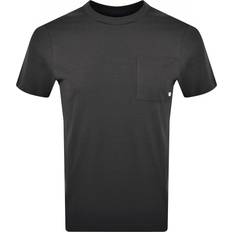 FARAH Herr Överdelar FARAH Stacy T-shirt Med Ficka - Bleksvart
