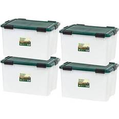 Iris 74 qt Heavy-Duty 4-Pack Storage Box