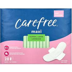 Carefree Maxi Super Long With Wings 28 Pads