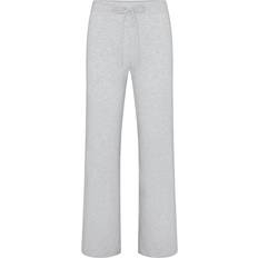 SKIMS Cotton Jersey Straight Leg Pant - Light Heather Grey