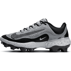 Baseball Nike Men's Alpha Huarache Elite 4 MCS Baseball Cleats, Size 9.5, Grey/Black