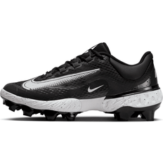 Baseball Shoes Nike Men's Alpha Huarache Elite 4 MCS Baseball Cleats, Size 9.5, Black/White/Smoke Grey