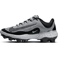 Baseball Shoes Nike Men's Alpha Huarache Elite 4 MCS Baseball Cleats, Size 8, Grey/Black