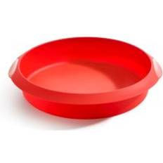 Lekue Lékué Round Mold Silicone 20 cm Red Cake Pan