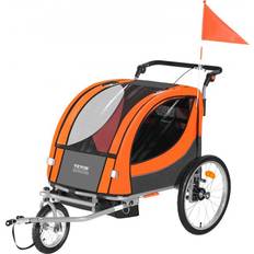 VEVOR Cykeltrailer Dubbelsäte 40 kg