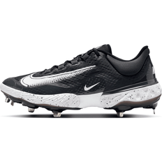 Man Baseball Shoes Nike Alpha Huarache Elite 4 - Black/Dark Smoke Grey/White