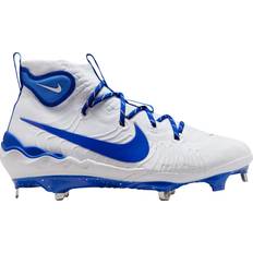 Baseball Nike Men's Alpha Huarache NXT Metal Baseball Cleats, Size 13, White/Royal