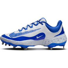 Nike Chaussures de baseball Nike Men's Alpha Huarache Elite 4 Metal Baseball Cleats, Size 8, White/Royal