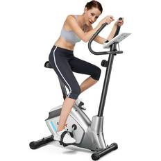 Costway Exercise Bikes Costway Magnetic Exercise Bike Upright Cycling Bike w/ LCD Monitor & Pulse