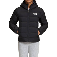 North face girls jacket The North Face Girl's Reversible North Down Hooded Jacket - TNF Black