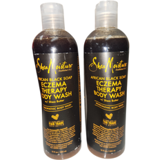 Body Washes Shea Moisture 2 Pcs African Black Soap Eczema Body Wash 12 fl oz