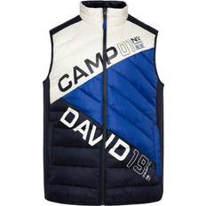 Camp David Weste - blau / navy / weiß - 4XL