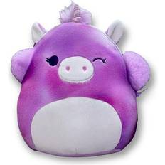 Kellytoys Squishmallows 7.5 Lola The Unicorn with Earmuffs