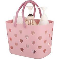 Pink Shower Baskets, Caddies & Soap Shelves FA Anyoifax Portable Shower Caddy Tote Pink