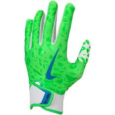 Football Nike Shark 2.0 Youth Football Receiver Gloves Green/White