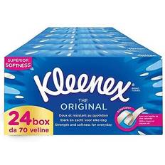 Kleenex Original Box Näsdukar 24 Lådor med 70 Pappersnäsdukar