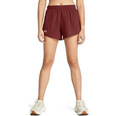 Pink - Sportswear Garment Shorts Under Armour Fly-By 3" Shorts - DK Red