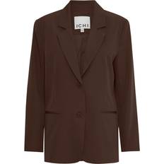 Braun - Damen Anzüge Ichi Lexi Blazer - Dunkelbraun