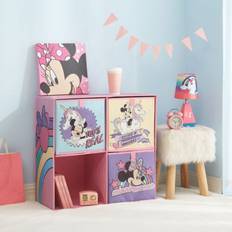 Storage Idea Nuova Minnie Mouse Kids Storage Cubby Organizer Set