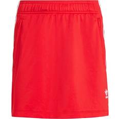 Rot Röcke adidas Firebird Skirt - Rot/Weiß