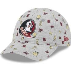 Grey Caps Children's Clothing New Era Florida State Seminoles Allover Print Flex Hat - Heather Gray