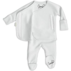 Boys Bodysuits Children's Clothing Bonsie Baby Skin to Skin Footie - Milk