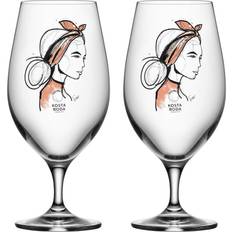 Sara Woodrow Beer Glasses Kosta Boda All About You Near You Beer Glass 40cl 2pcs