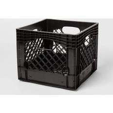 Brightroom 16qt Heavy Duty Stackable Crate Storage Box