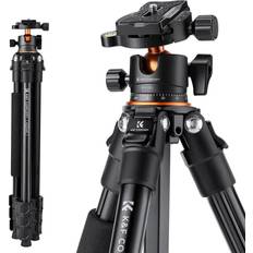 K&F Concept Tripods K&F Concept K&F Concept, K&F Concept 62 /160cm Camera Tripod Lightweight and Compact Super Portable Aluminum DSLR Tripod with Ball Head 22lbs Load Capacity