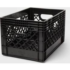 Brightroom 24qt Heavy Duty Stackable Crate Storage Box