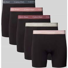 Man - Roze Herenondergoed Calvin Klein Boxershorts 5-Pack - Black