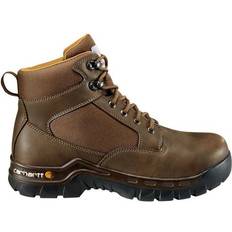 Brown Work Clothes Carhartt Rugged Flex 6" Steel Toe Wide Work Boot - Dark Brown