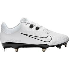 White - Women Baseball Shoes Nike Hyperdiamond 4 Pro "White/Black/Wolf Grey" Women's Softball Cleat (9)