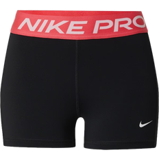 Normale Bundhöhe Shorts NIKE Pro Women's 3" Shorts - Black/Aster Pink/White