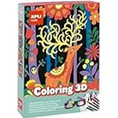 Multicoloured Crafts Apli APLI Kids 18867 3D Färgning Gör-Det-Själv