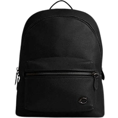 Coach Rucksäcke Coach Charter Pebble Leather Backpack Schwarz