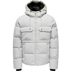 Only & Sons Onselijah Jas Lichtgrijs/Zwart