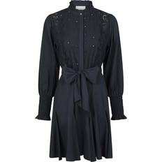 Neo Noir Klänningar Neo Noir Salasta Embroidery Dress - Navy