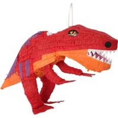 T-Rex Pinata Set Red 2pc